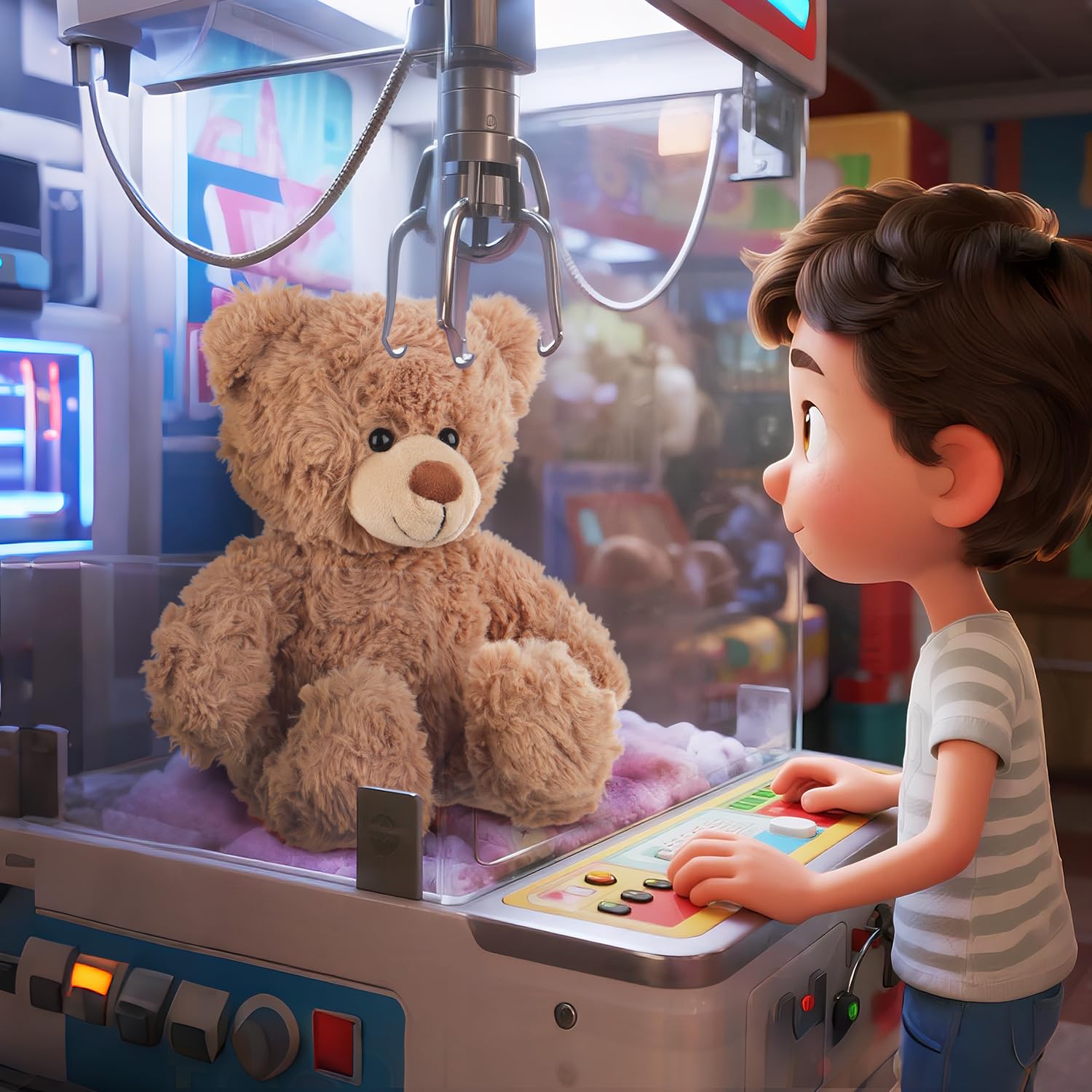 Apricot Lamb – Kuscheltier Braunbär 20 cm – Plüsch Spielzeug Plüschtier für Kinder und Baby – Flauschiger Stofftier zum Spielen, Sammeln & Kuscheln – Gemütliches Schmusetier – Plüschbär