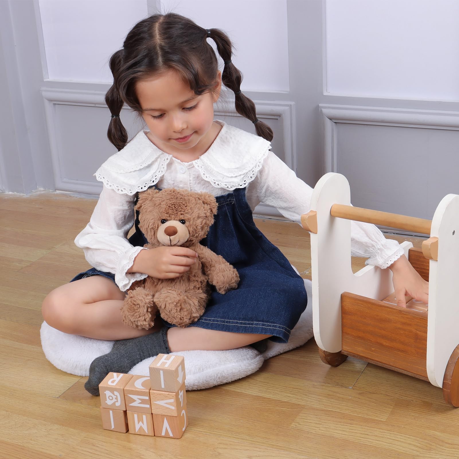 Apricot Lamb – Kuscheltier Braunbär 20 cm – Plüsch Spielzeug Plüschtier für Kinder und Baby – Flauschiger Stofftier zum Spielen, Sammeln & Kuscheln – Gemütliches Schmusetier – Plüschbär