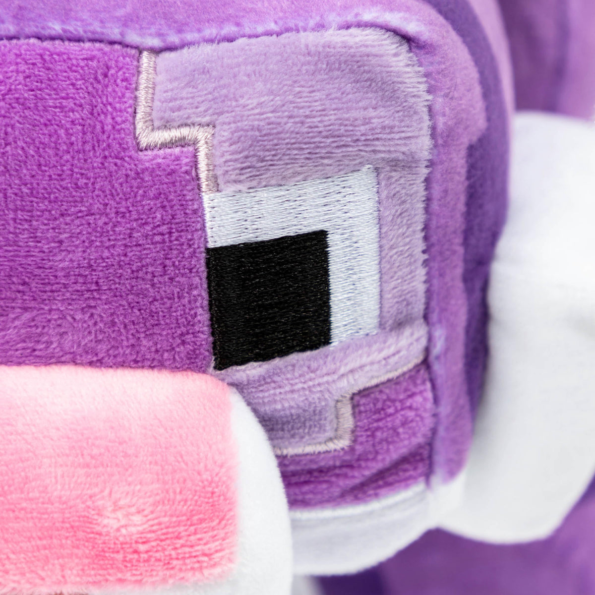 Jay Franco Minecraft Purple Tiger Plüschkissen 53 cm – Weiches Kuscheltier Tigerin Violett