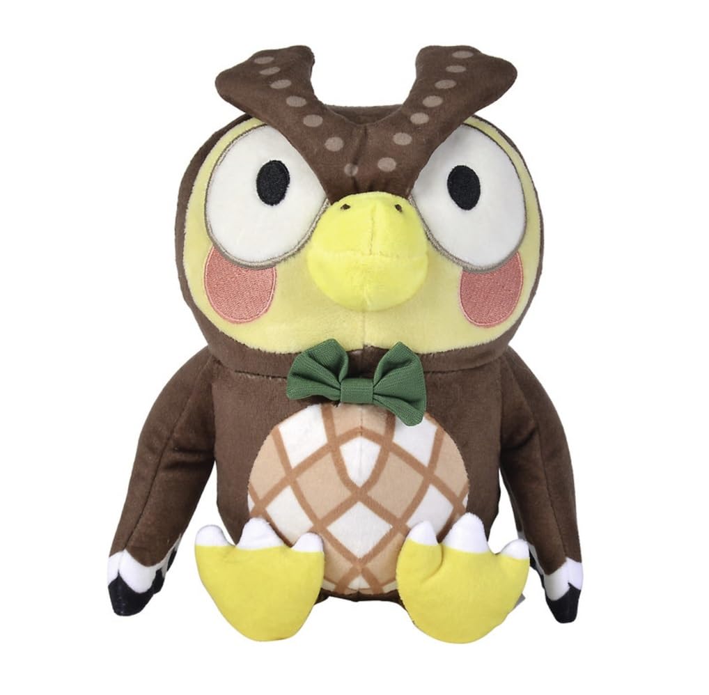 Animal Crossing Eugen Plüschfigur 25 cm – Museumsleiter Plüschtier zum Kuscheln & Sammeln