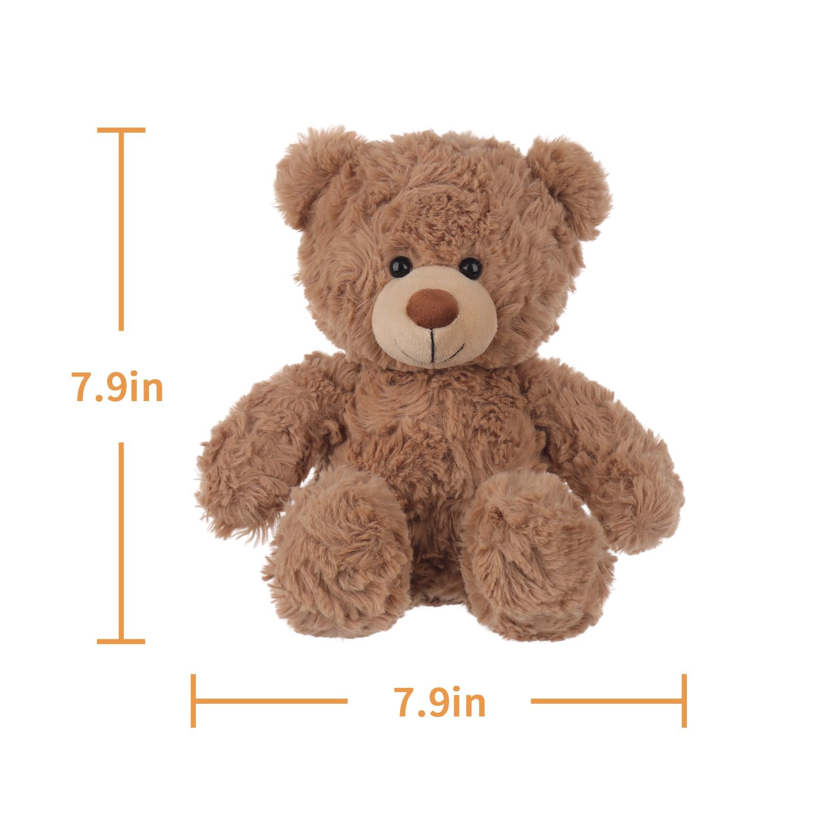 Apricot Lamb – Kuscheltier Braunbär 20 cm – Plüsch Spielzeug Plüschtier für Kinder und Baby – Flauschiger Stofftier zum Spielen, Sammeln & Kuscheln – Gemütliches Schmusetier – Plüschbär