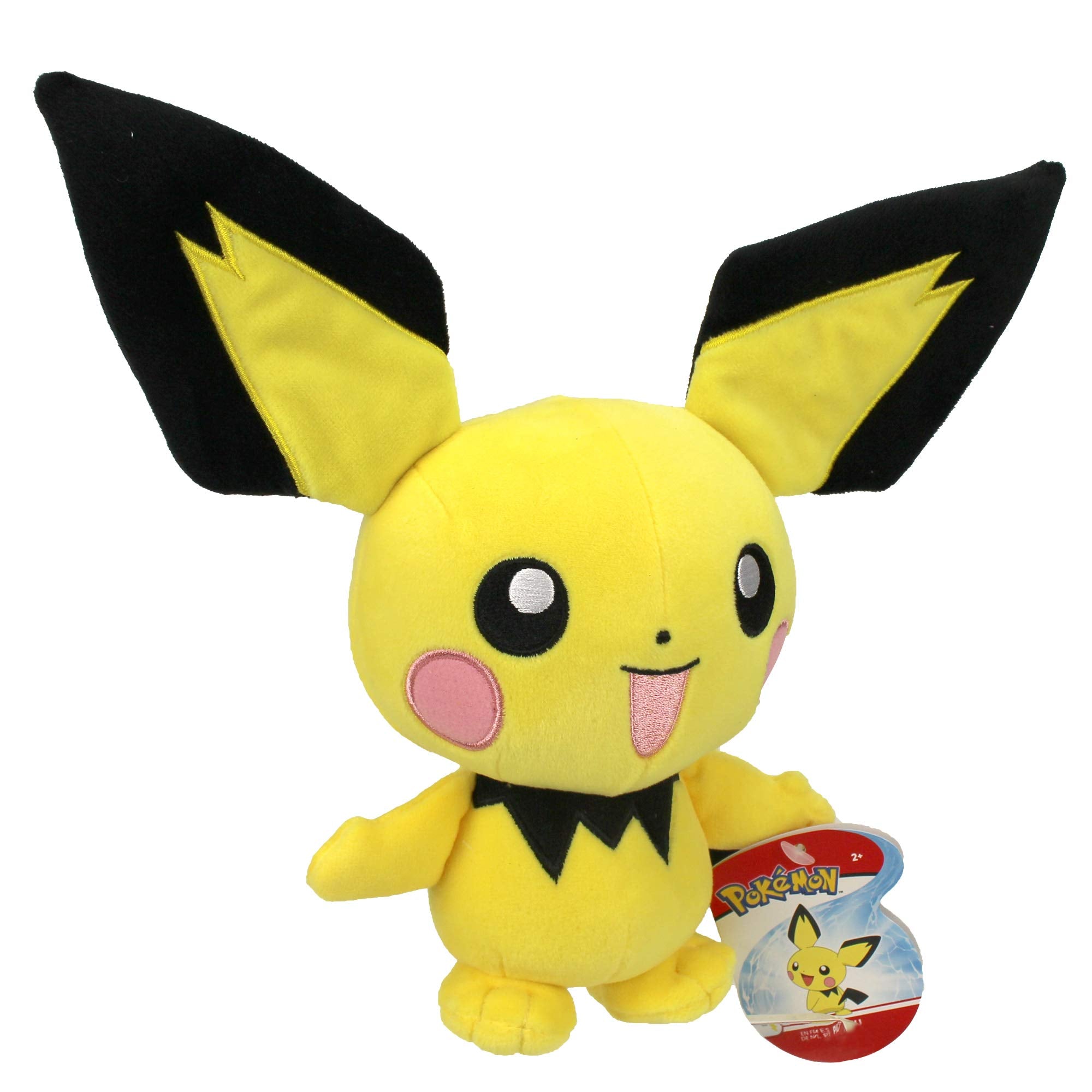 Pokémon PKW0553-20cm Plüsch - Pichu, offizielles Plüsch